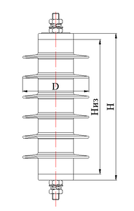 Ограничители перенапряжений ОПНп-10