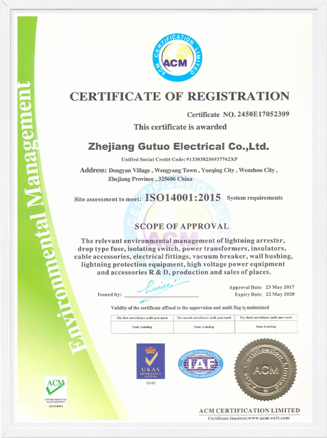 Goto Electrical ISO 14001